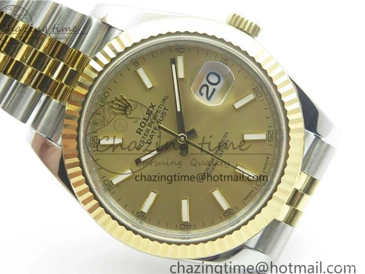0513 DateJust 41 126333 SS YG ARF 1:1 Best Edition 904L Steel YG Lumed Dial on Jubilee Bracelet A Vibrant 3223